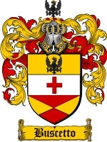 Buscetto coat of arms family crest download