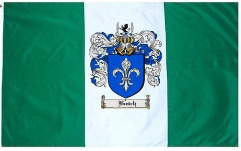 Busch family crest coat of arms flag