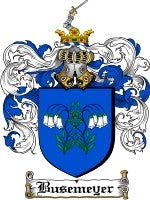 Busemeyer coat of arms family crest download