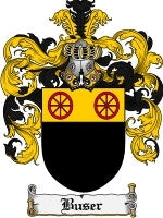 Buser coat of arms family crest download