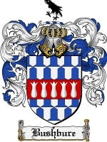 Bushbure coat of arms family crest download