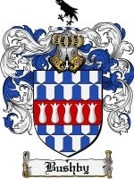 Bushby coat of arms family crest download