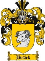 Busiek coat of arms family crest download