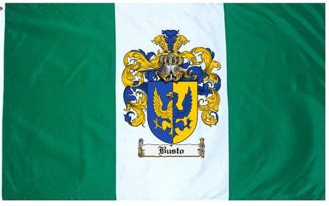 Busto family crest coat of arms flag