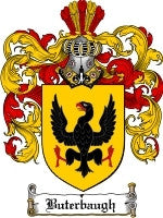 Buterbaugh coat of arms family crest download
