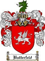 Butterfeld coat of arms family crest download