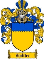 Buttler coat of arms family crest download