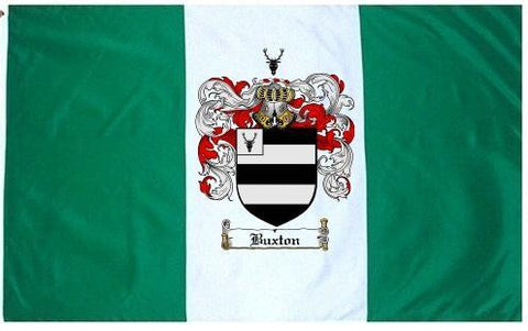 Buxton family crest coat of arms flag