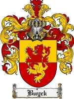 Buyck coat of arms family crest download
