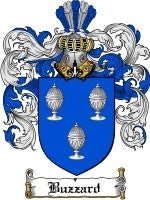 Buzzard coat of arms family crest download
