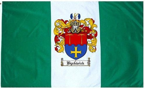 Byckwick family crest coat of arms flag