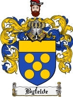 Byfelde coat of arms family crest download