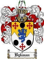Bykman coat of arms family crest download