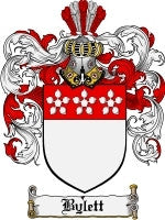 Bylett coat of arms family crest download