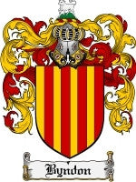 Byndon coat of arms family crest download