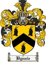 Bynnie coat of arms family crest download