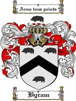 Byram coat of arms family crest download