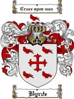 Byrde coat of arms family crest download