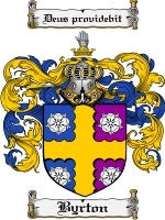 Byrton coat of arms family crest download