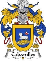 Cabanilles coat of arms family crest download