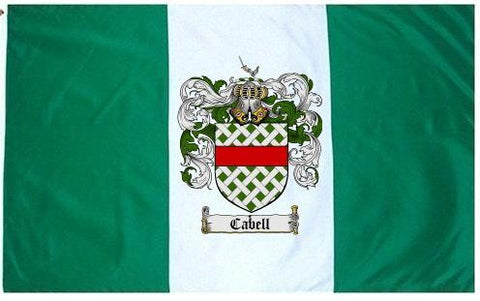 Cabell family crest coat of arms flag