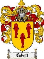 Cabott coat of arms family crest download