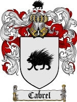 Cabrel coat of arms family crest download