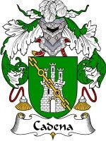 Cadena coat of arms family crest download