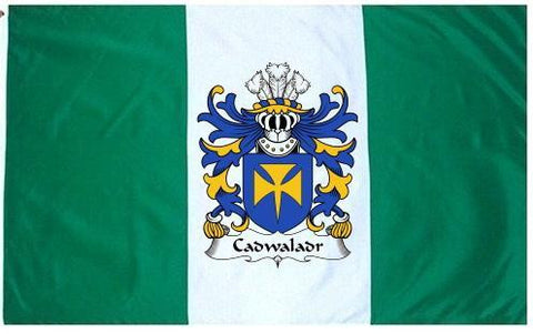 Cadwaladr family crest coat of arms flag