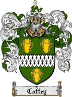 Caffey coat of arms family crest download