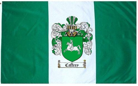 Caffrey family crest coat of arms flag