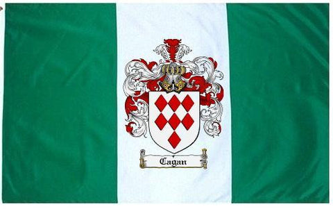 Cagan family crest coat of arms flag
