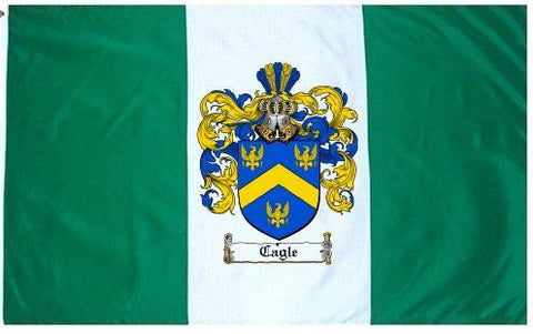 Cagle family crest coat of arms flag