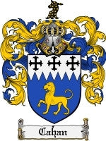 Cahan coat of arms family crest download