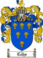 Caho coat of arms family crest download