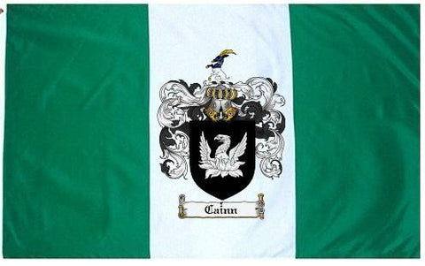 Cainn family crest coat of arms flag
