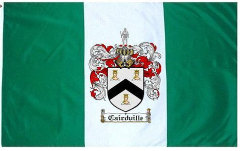 Cairdville family crest coat of arms flag