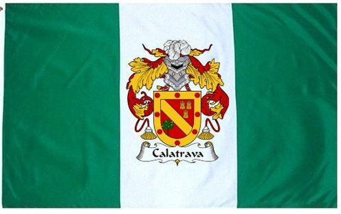 Calatrava family crest coat of arms flag