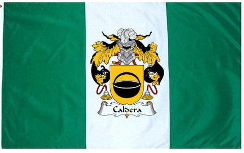 Caldera family crest coat of arms flag