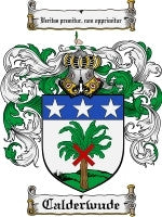 Calderwude coat of arms family crest download