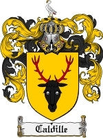Caldille coat of arms family crest download