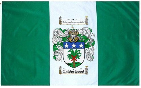 Caldorwood family crest coat of arms flag