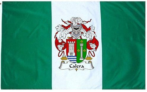 Calera family crest coat of arms flag