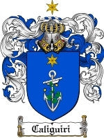 Caliguiri coat of arms family crest download