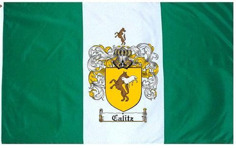 Calitz family crest coat of arms flag