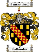 Callandar coat of arms family crest download