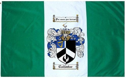 Callestar family crest coat of arms flag