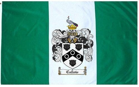 Callow family crest coat of arms flag