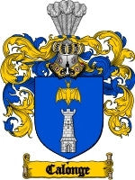 Calonge coat of arms family crest download