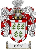 Calve coat of arms family crest download